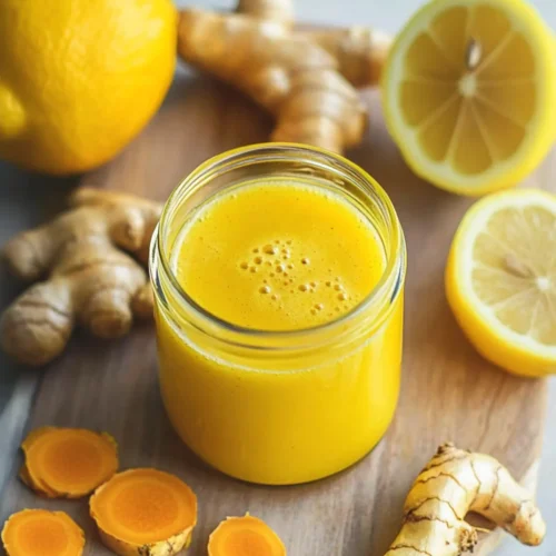 lemon ginger turmeric shot