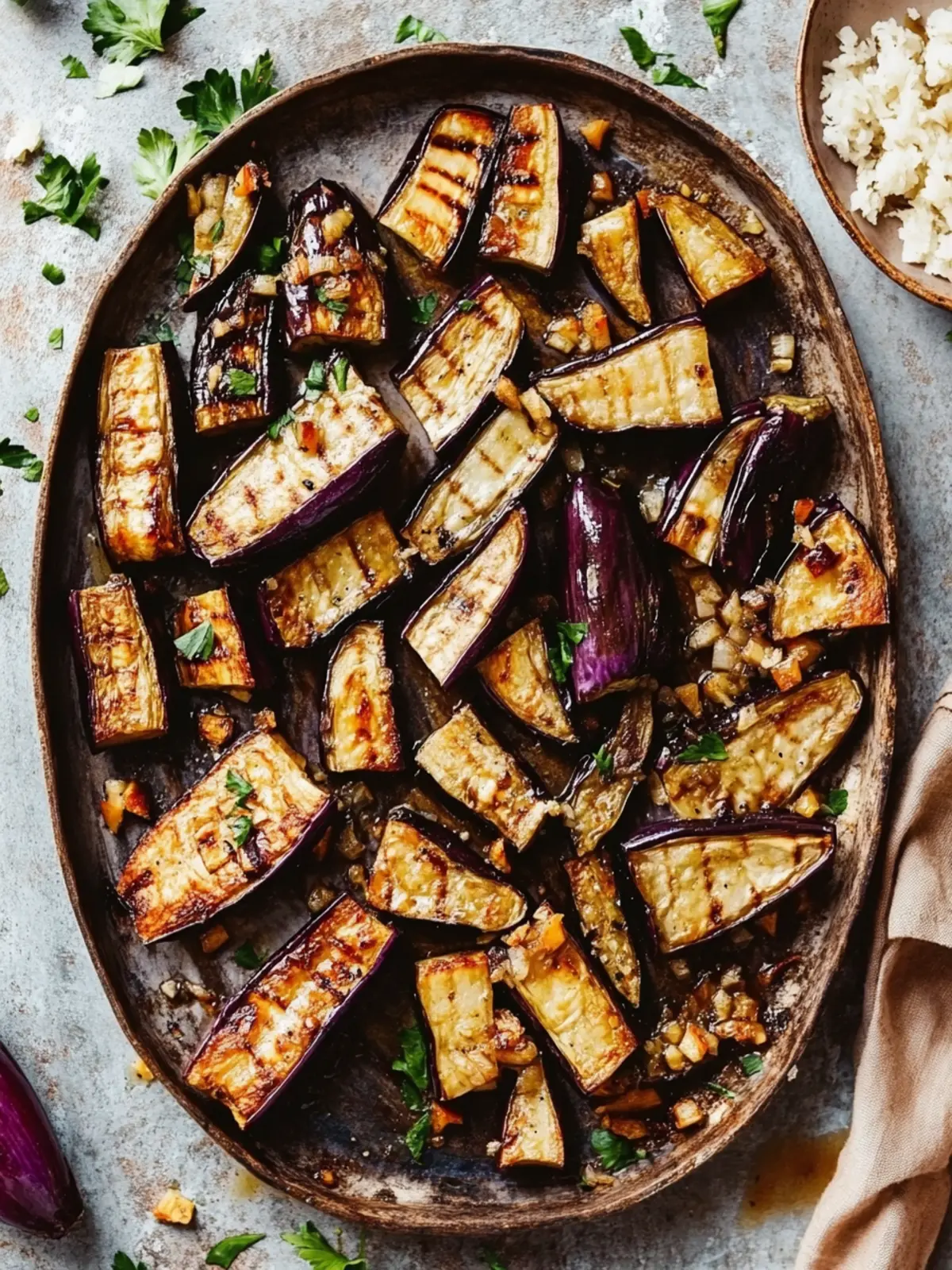 roasted eggplant