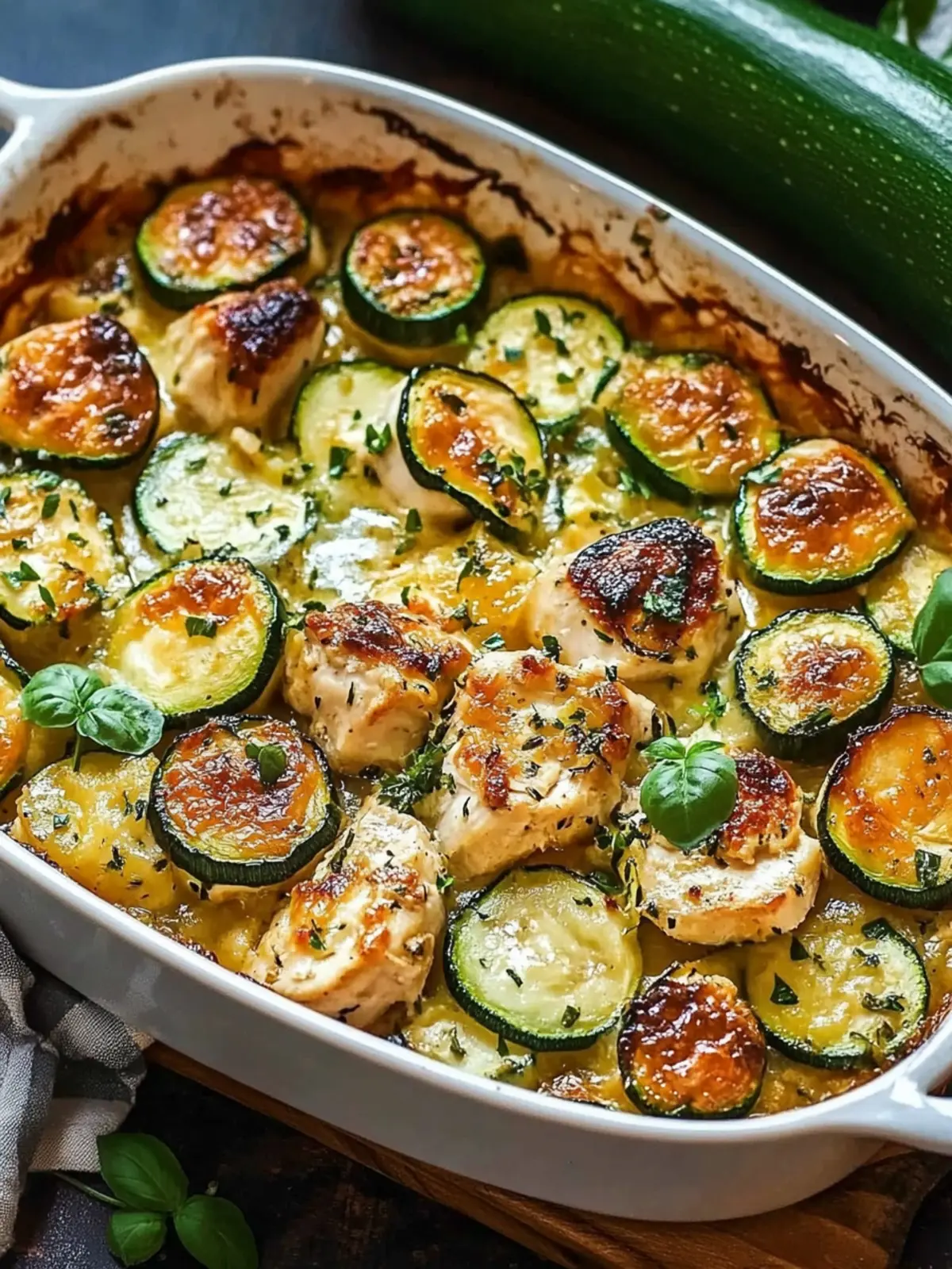 Easy Chicken Zucchini Bake Recipe