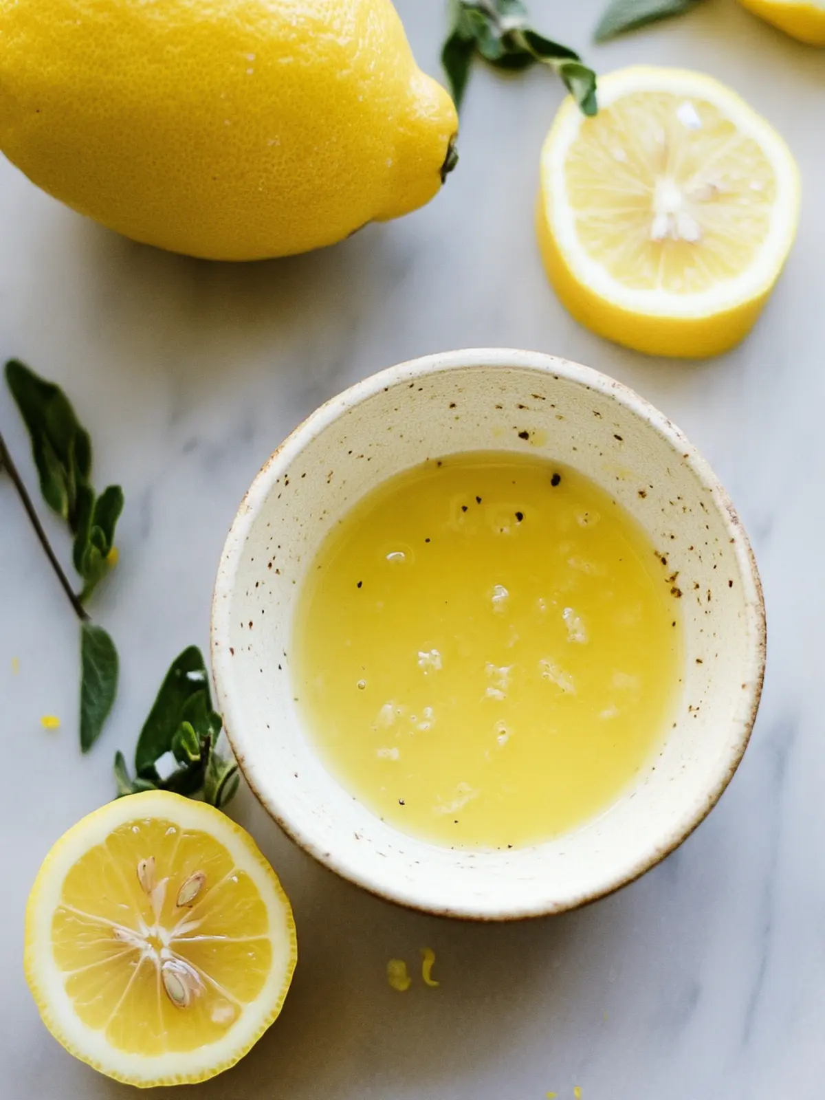 lemon vinegarette dressing