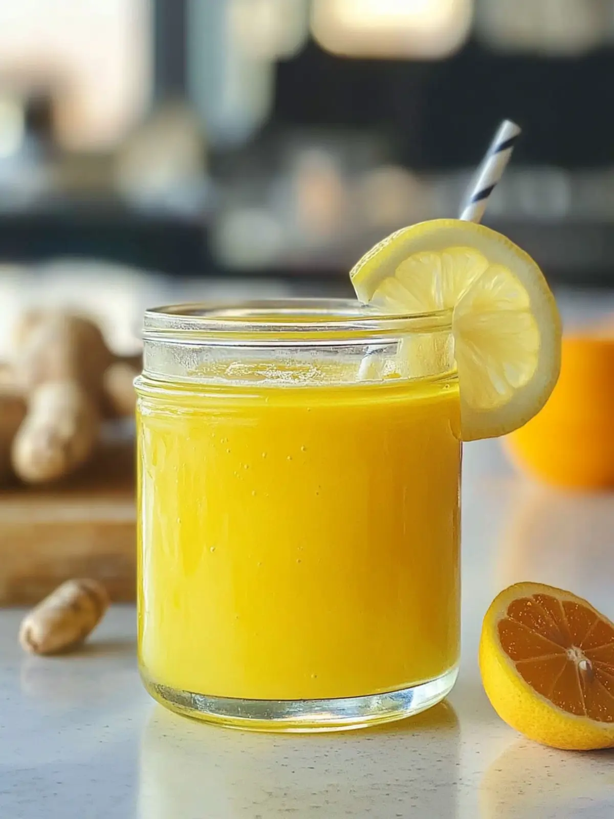 lemon ginger turmeric shot