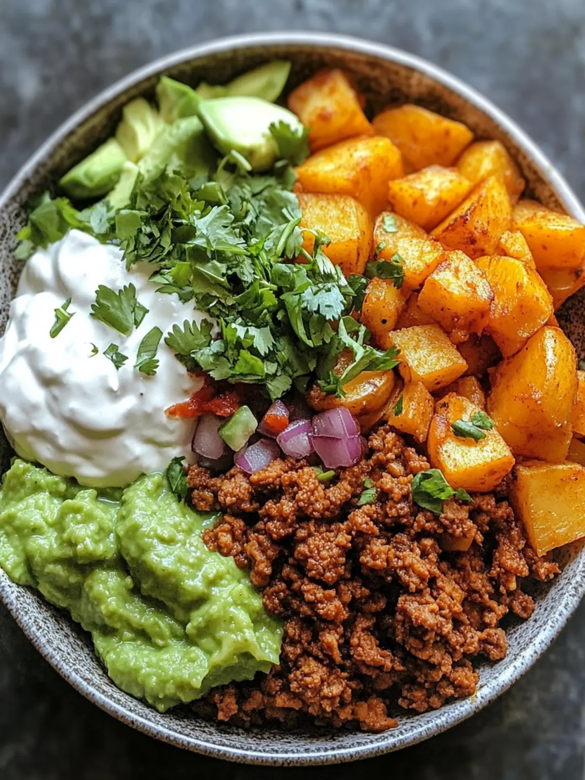 Potato Taco Bowl