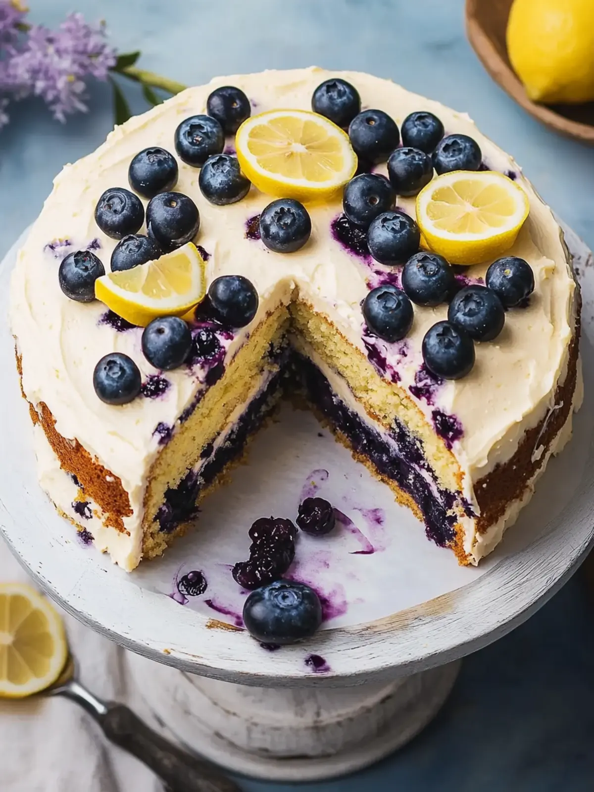 blueberry lemon cake recipe