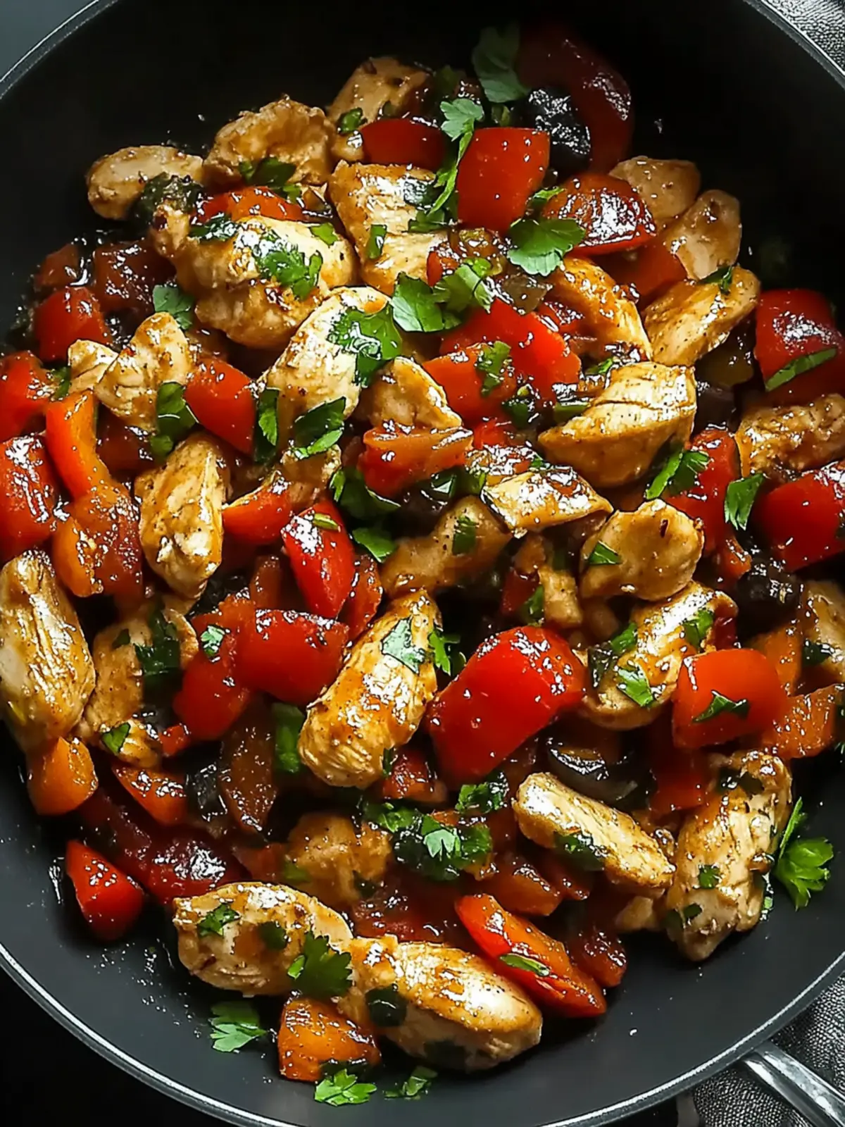 Mediterranean Chicken Stir Fry
