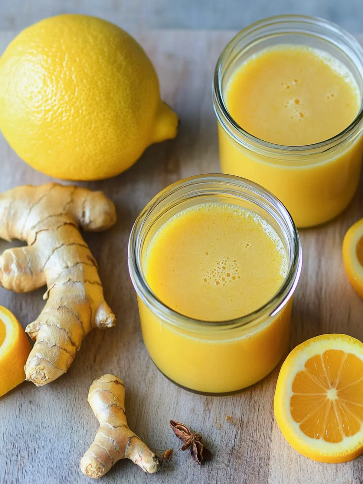 lemon ginger turmeric shot