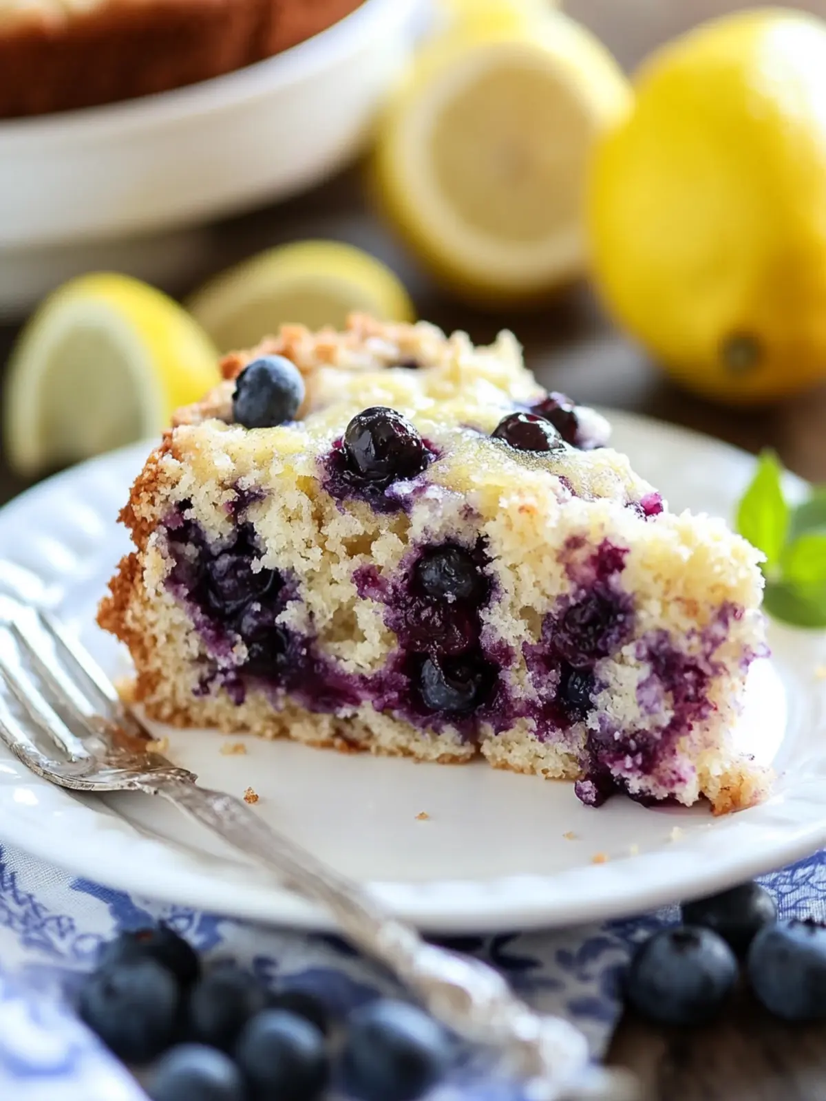 Lemon Blueberry Coffee Cake
