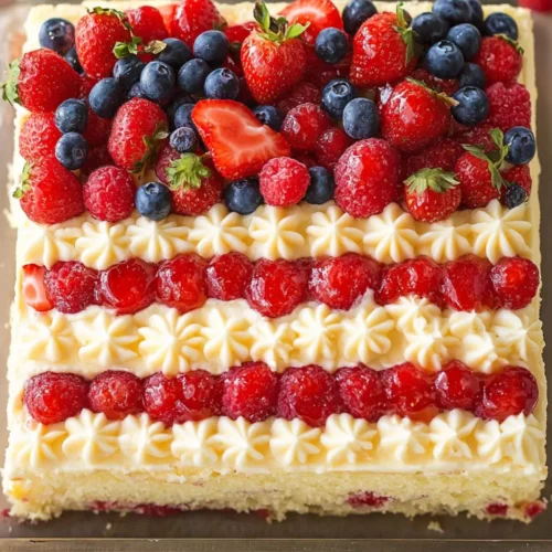 Flag Cake