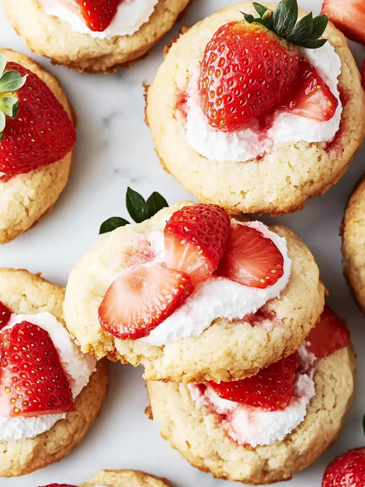 Strawberry Shortcake Cookies