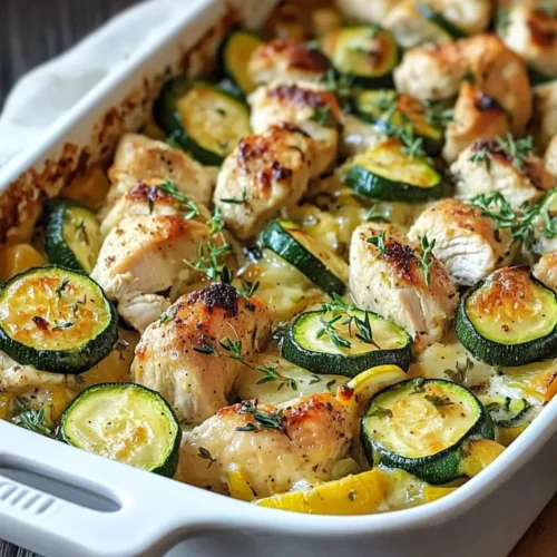 Easy Chicken Zucchini Bake Recipe