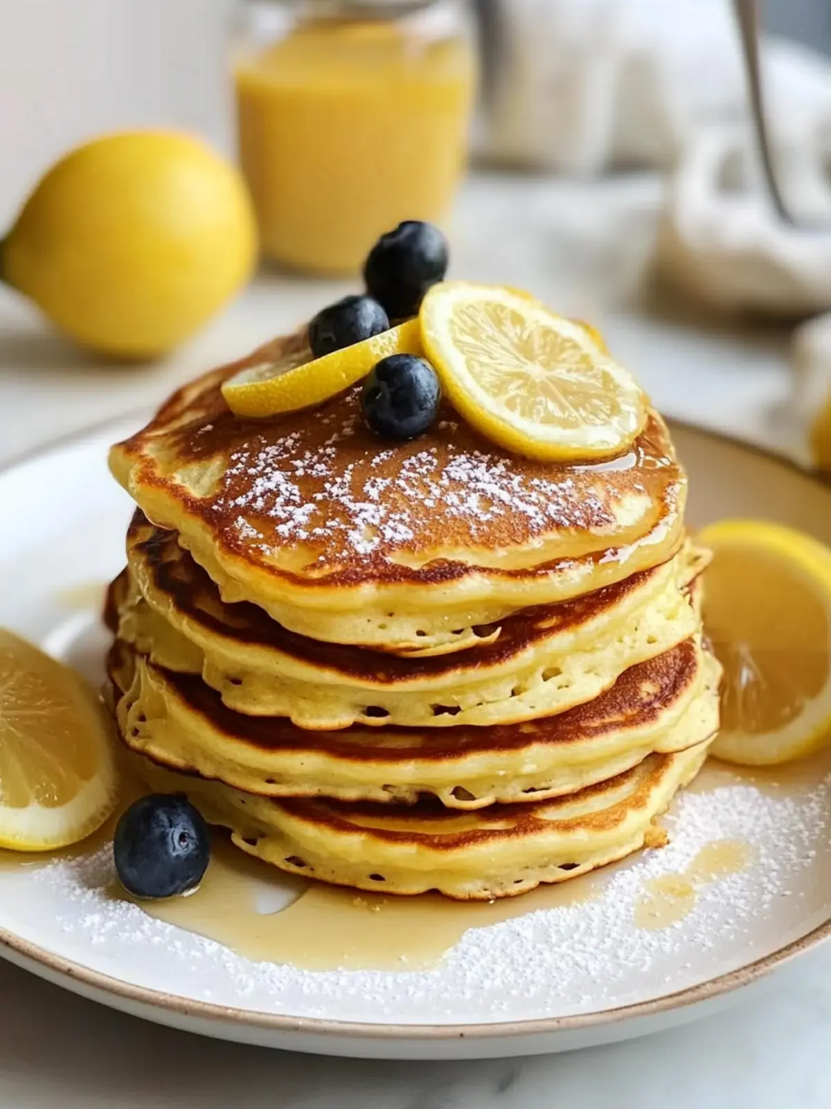 lemon ricotta pancakes recipe