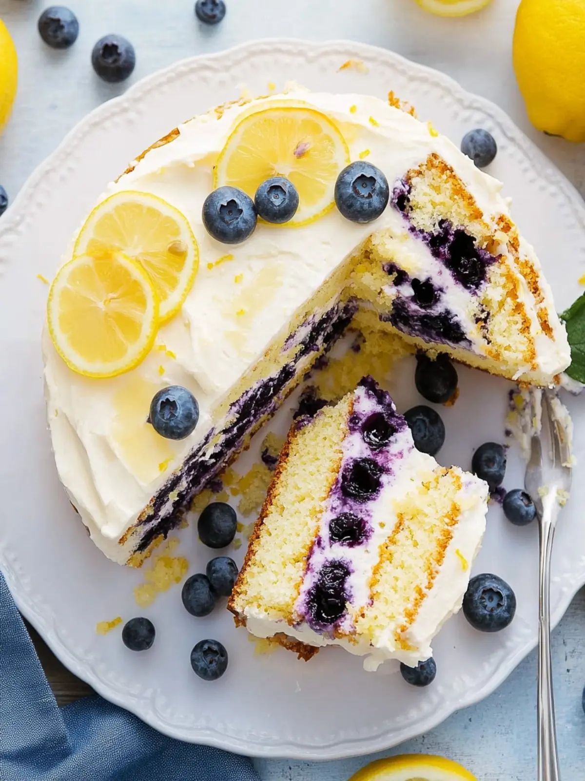 blueberry lemon cake recipe