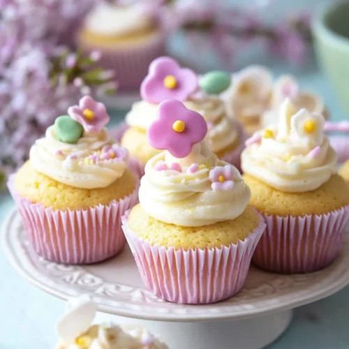 spring cupcakes