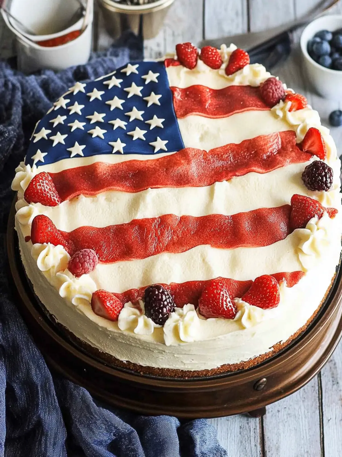american flag cake