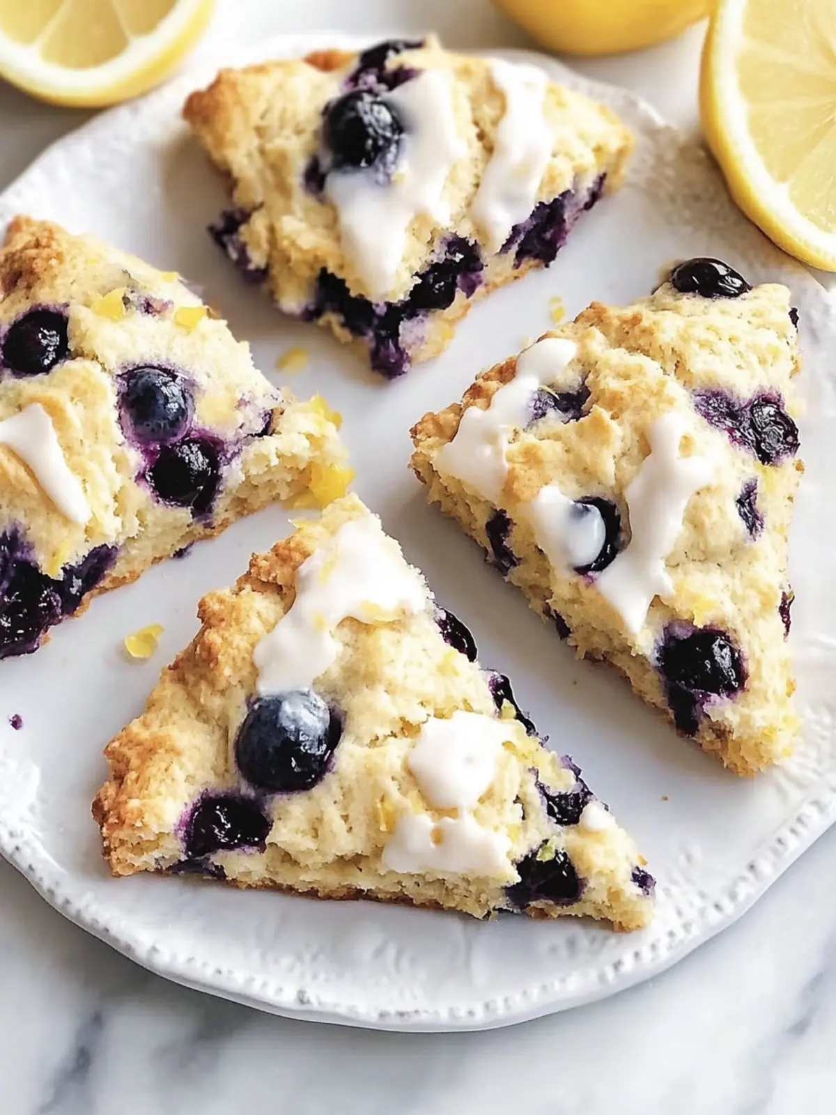lemon blueberry scones recipe