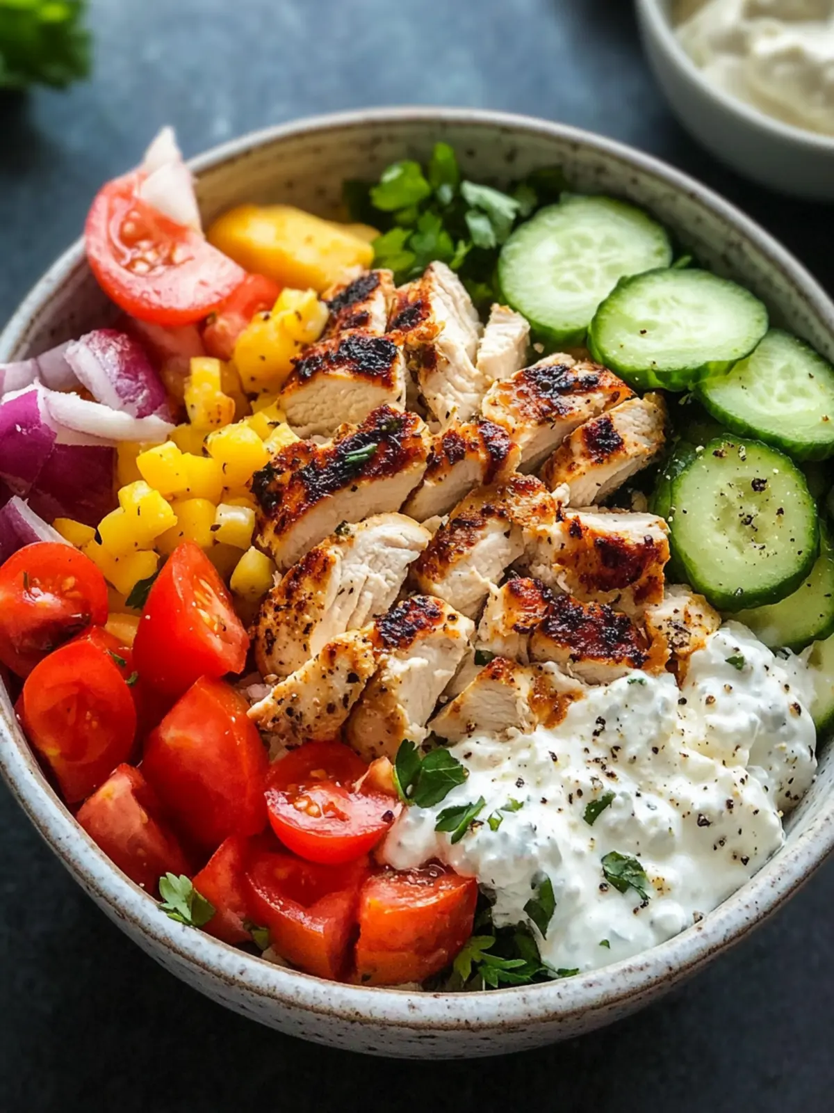 Greek Chicken Bowls