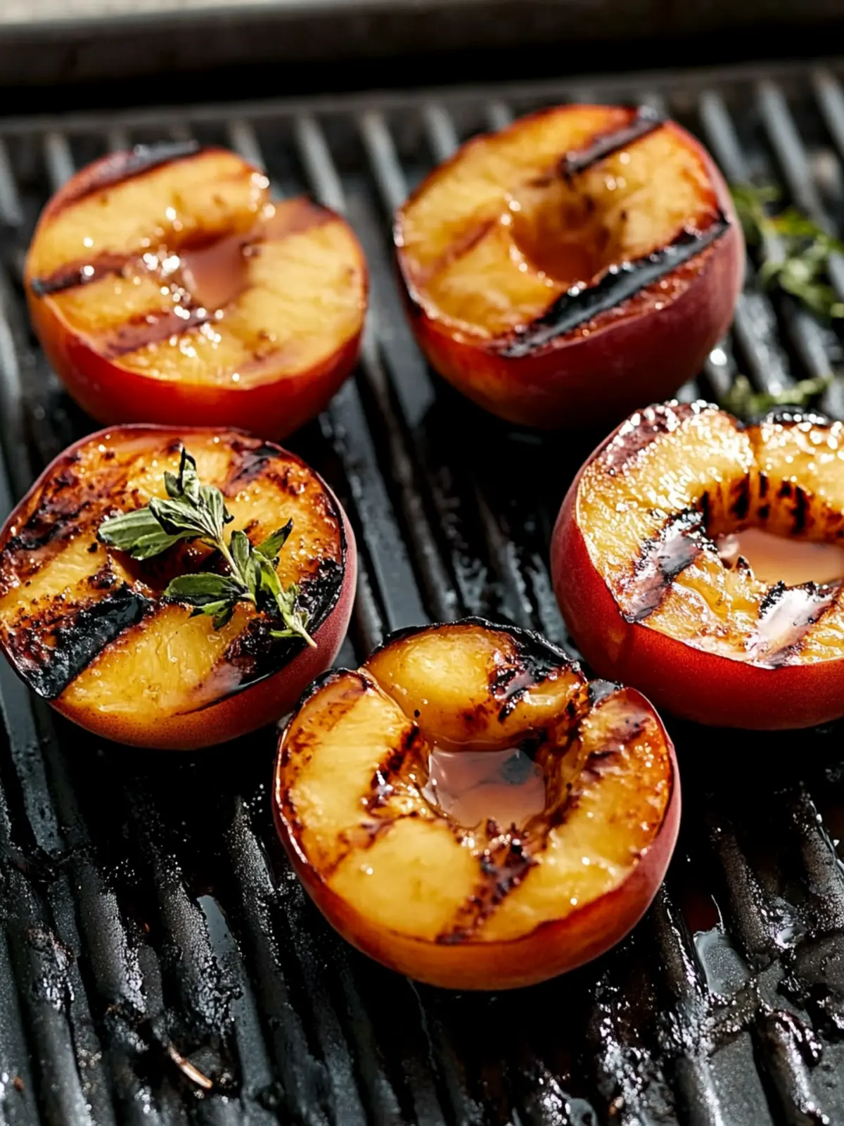 grilled peaches