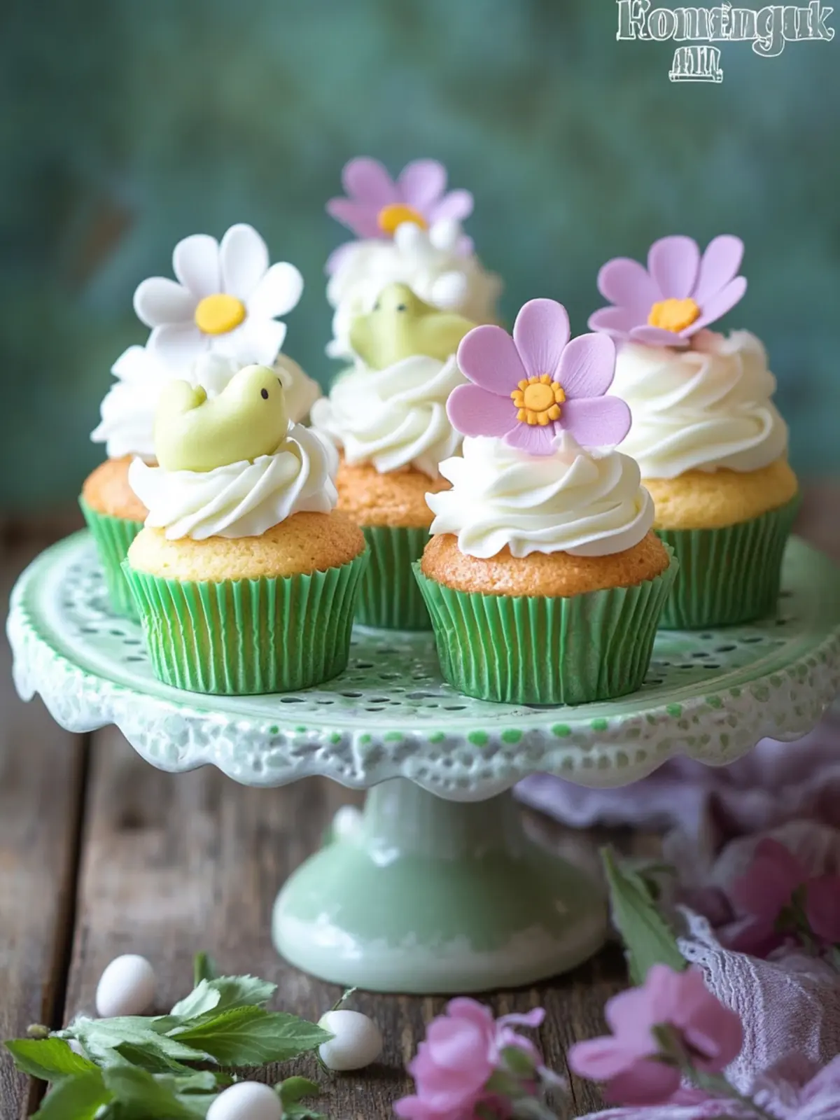 spring cupcakes