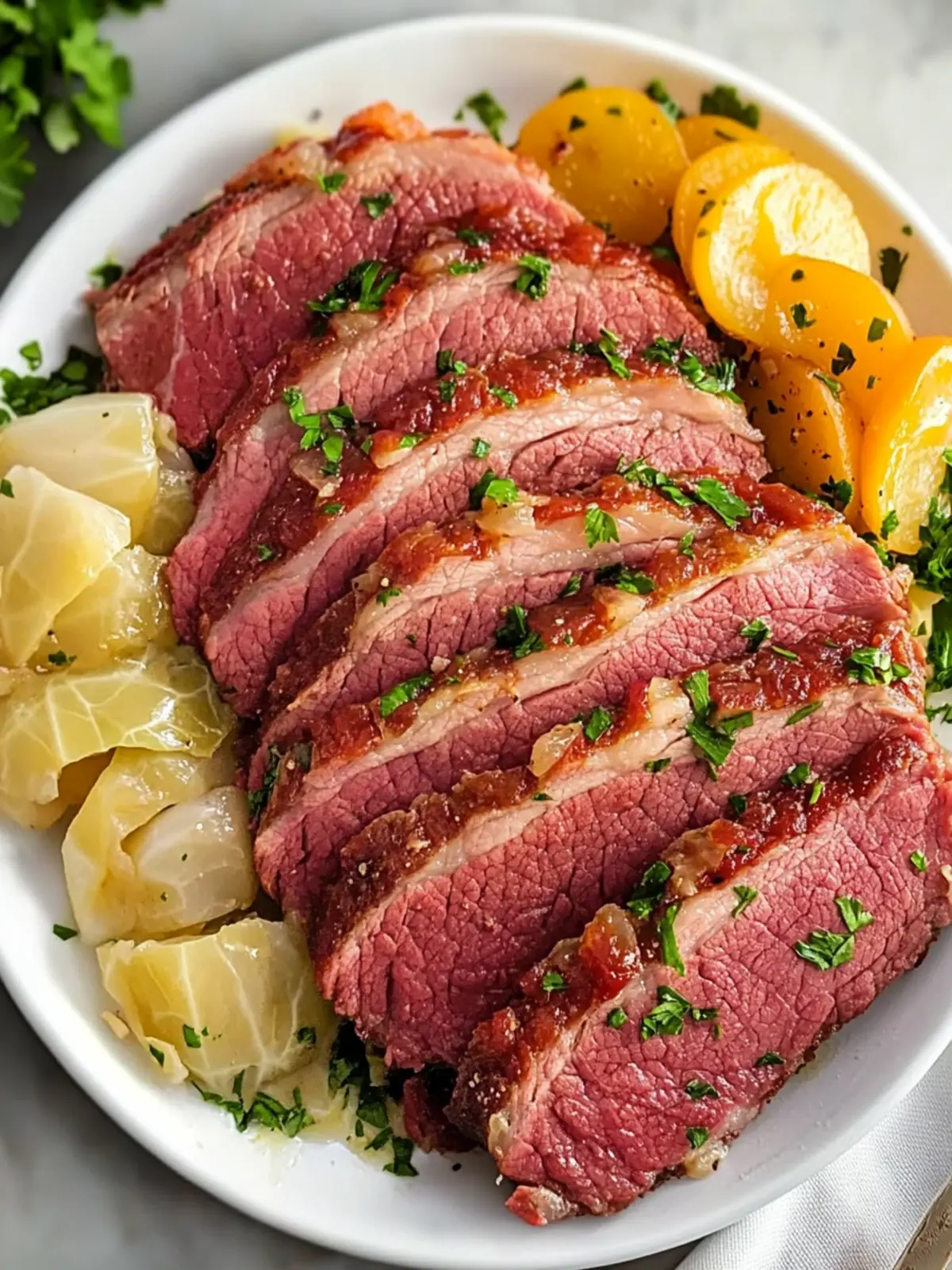 slow cooker corned beef and cabbage