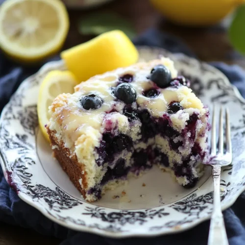 Lemon Blueberry Coffee Cake