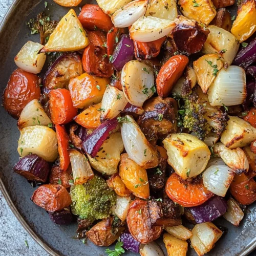 Miso Roasted Vegetables