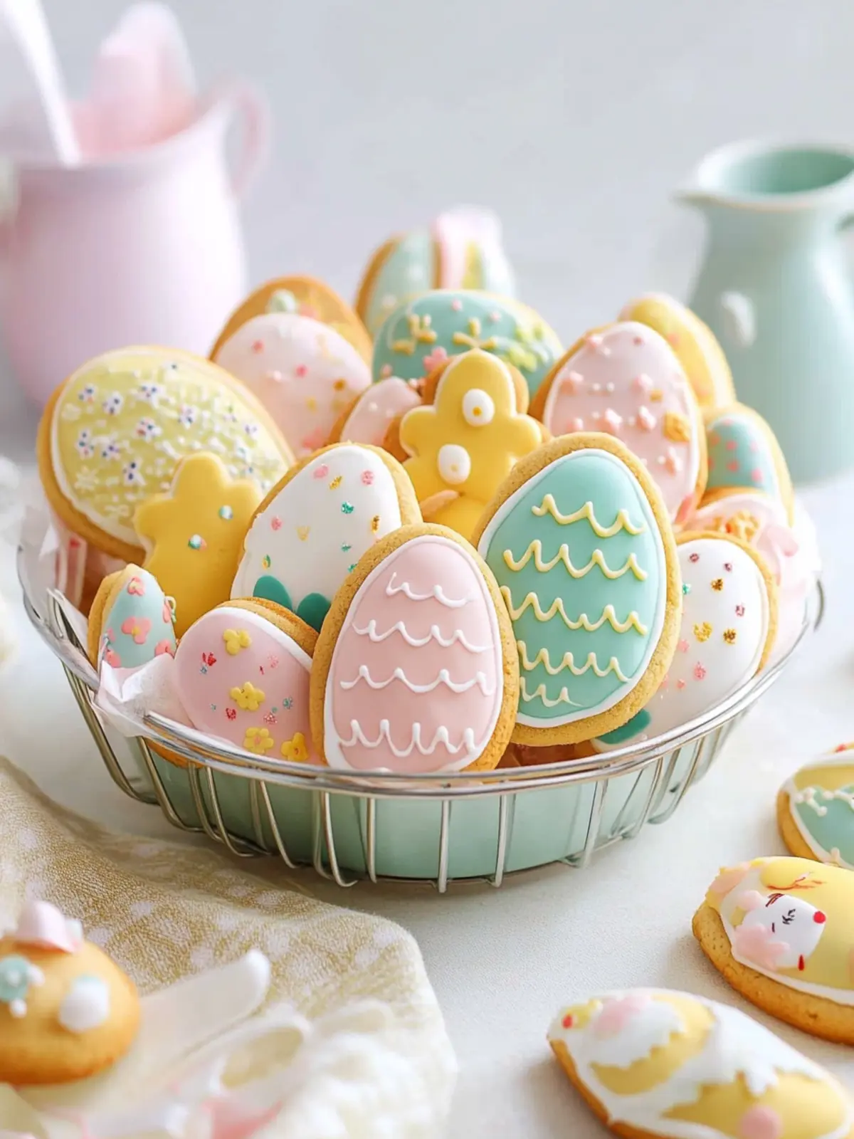 Easter Pastel Sugar Cookies