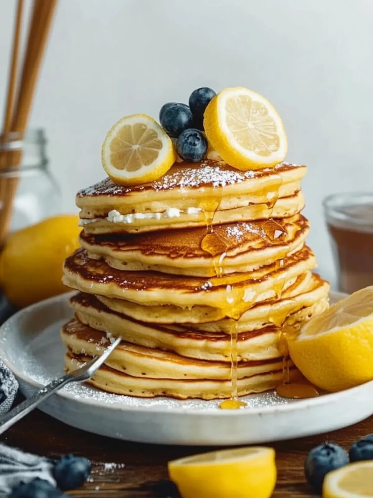 lemon ricotta pancakes recipe