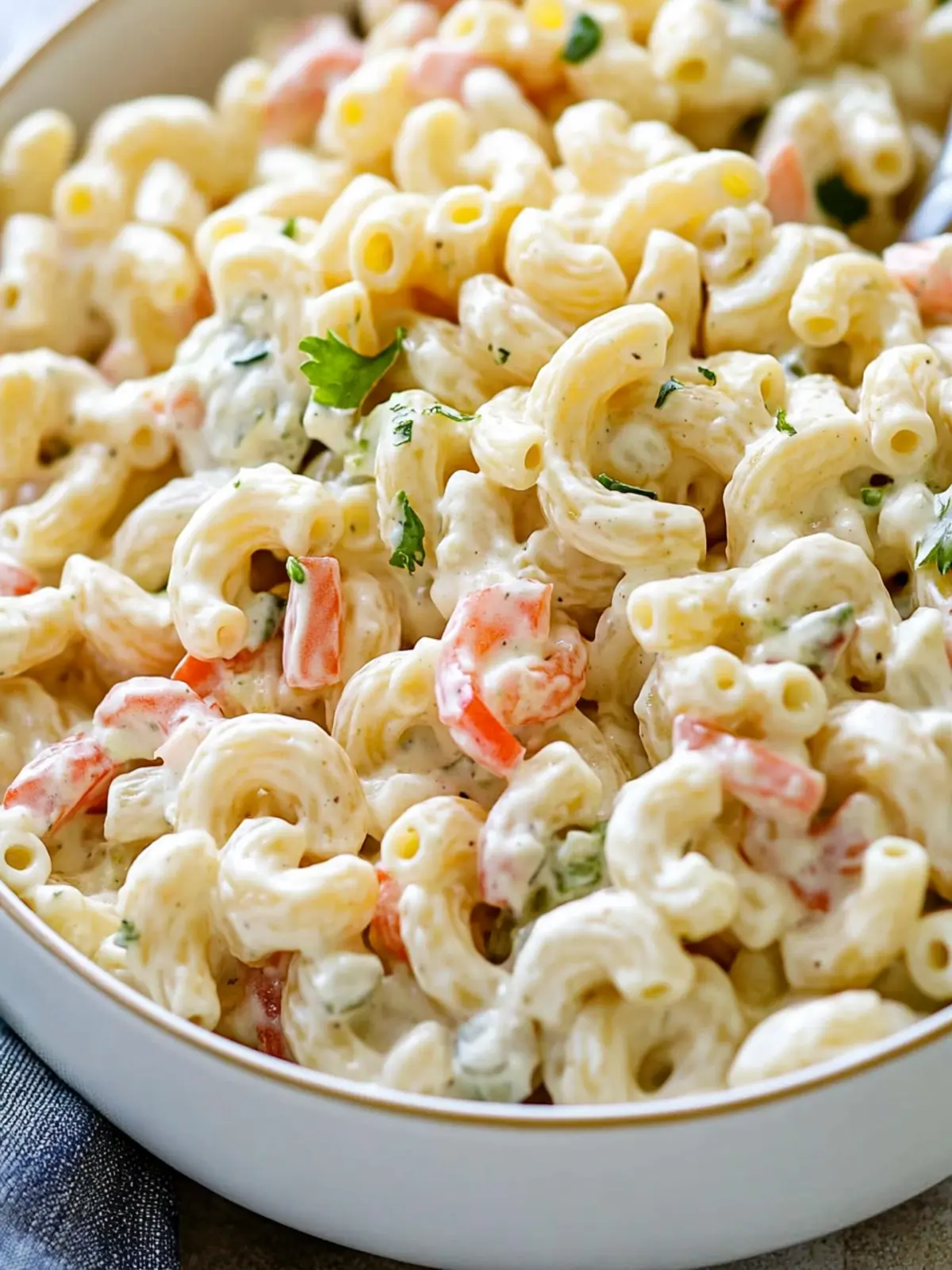 The Ultimate Creamy Macaroni Salad