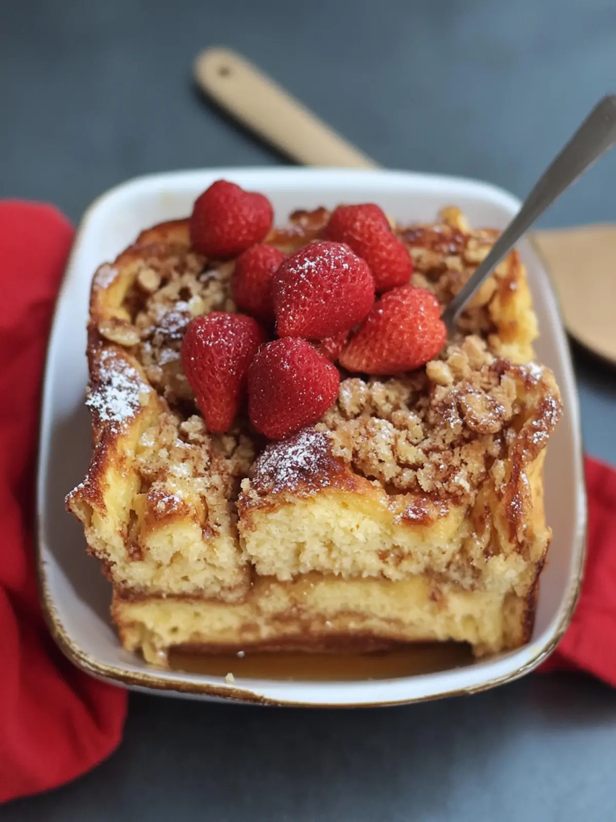 Overnight Brioche French Toast Casserole