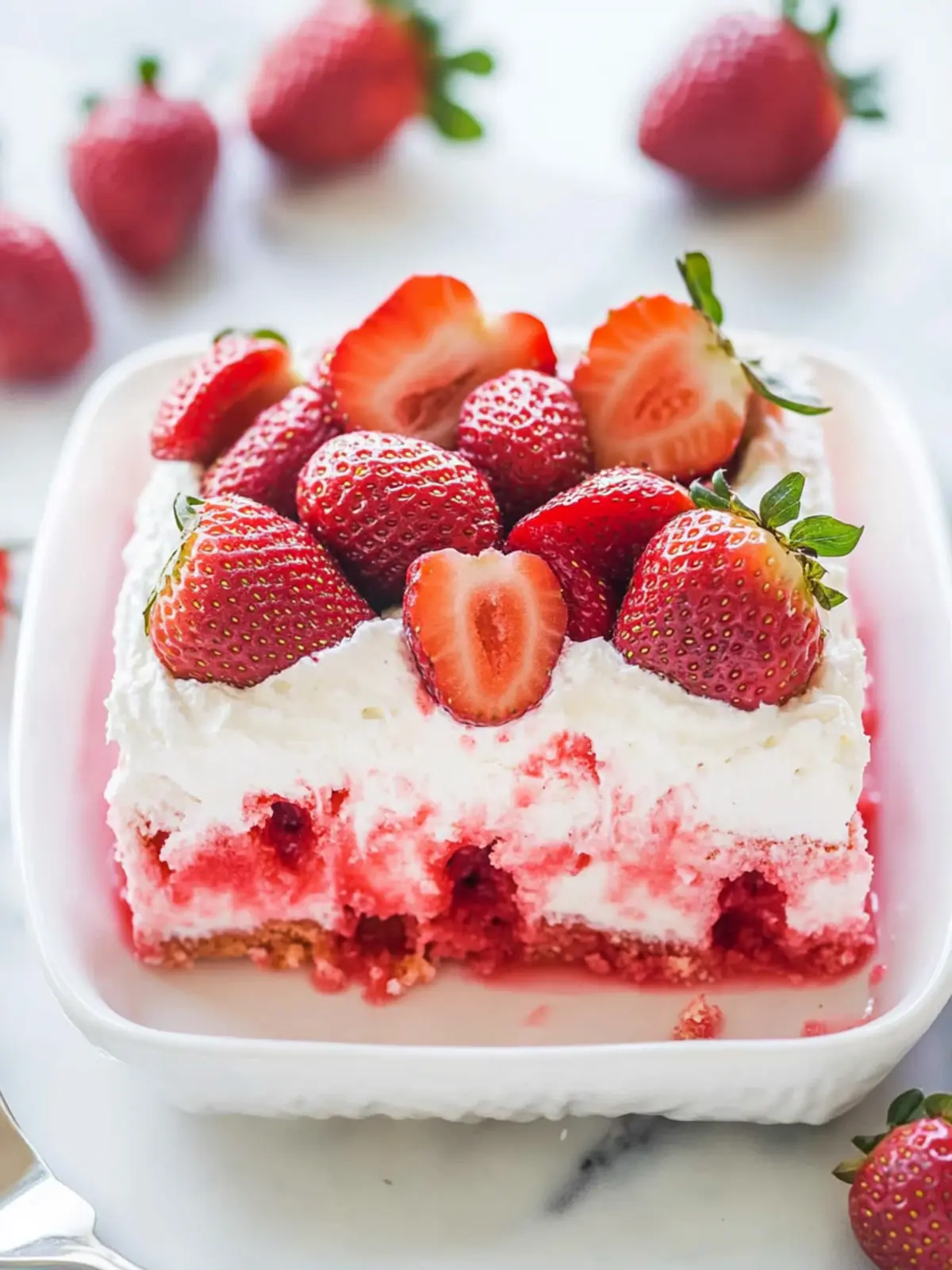 Strawberry Poke Cake