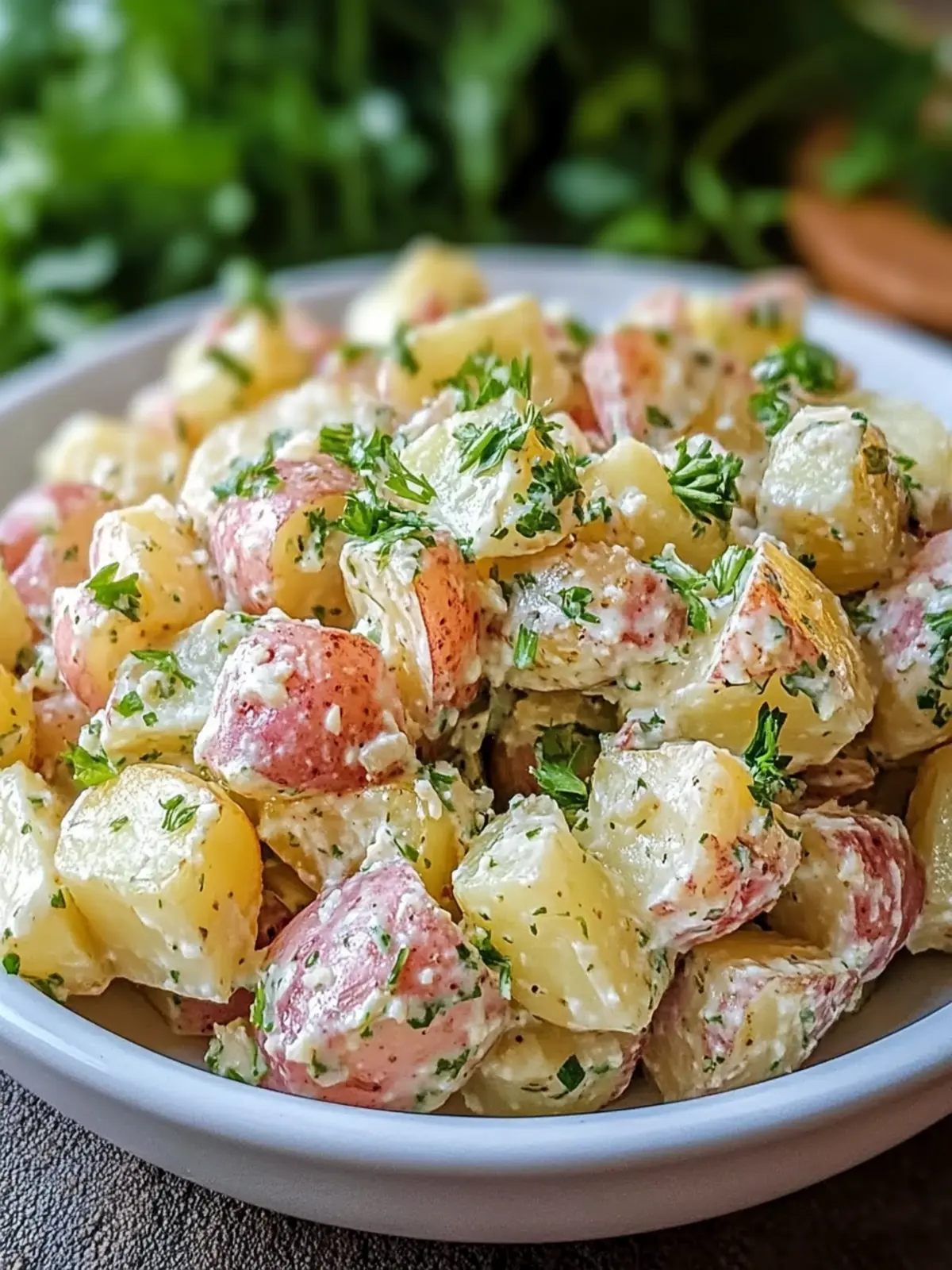 Classic French Potato Salad – No Mayo, Full Flavor Recipe