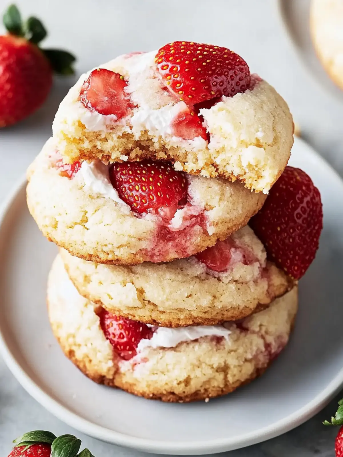 Strawberry Shortcake Cookies