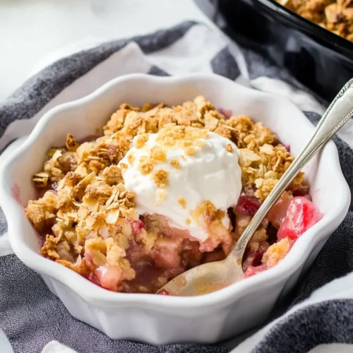 Rhubarb crisp recipe