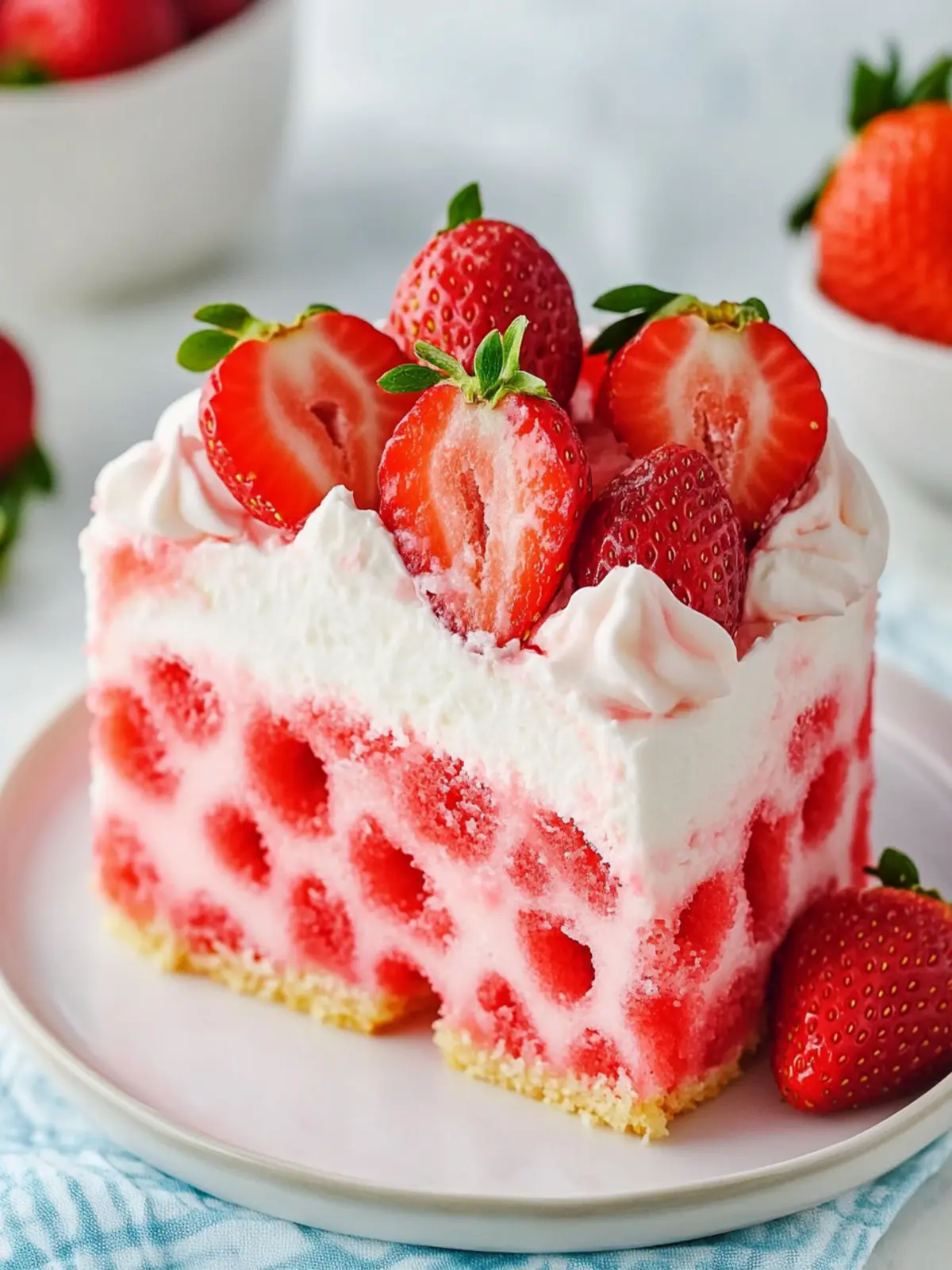 Strawberry Poke Cake