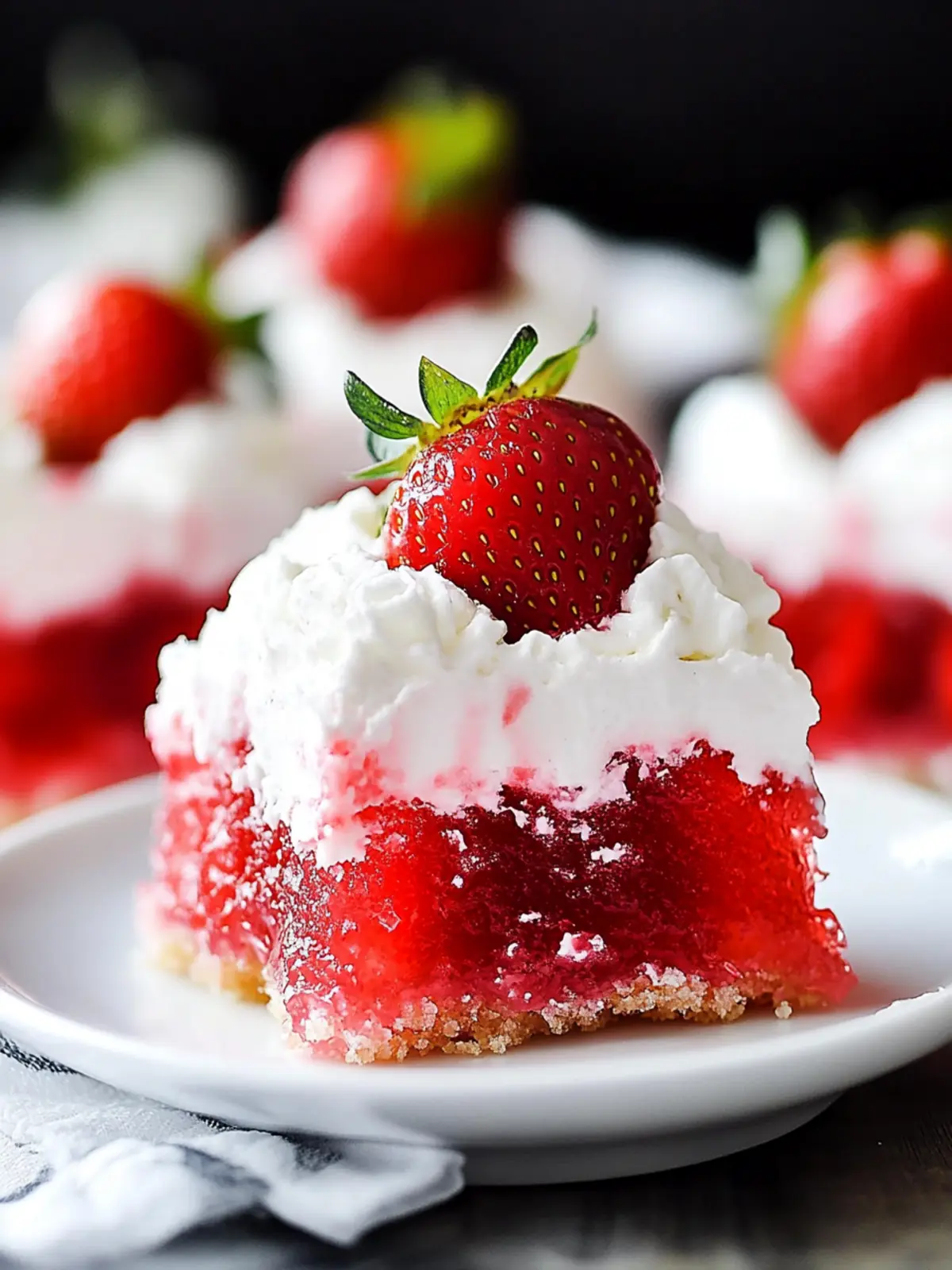 strawberry jello poke cake