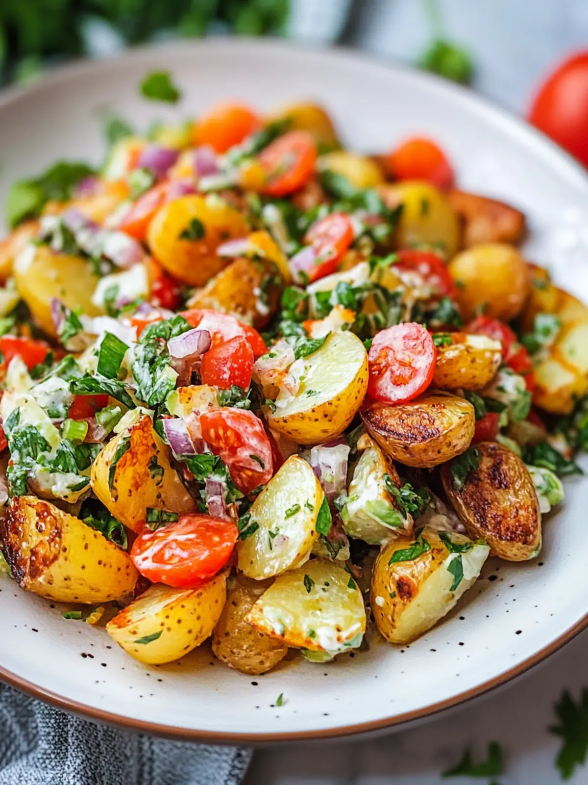 crispy potato salad