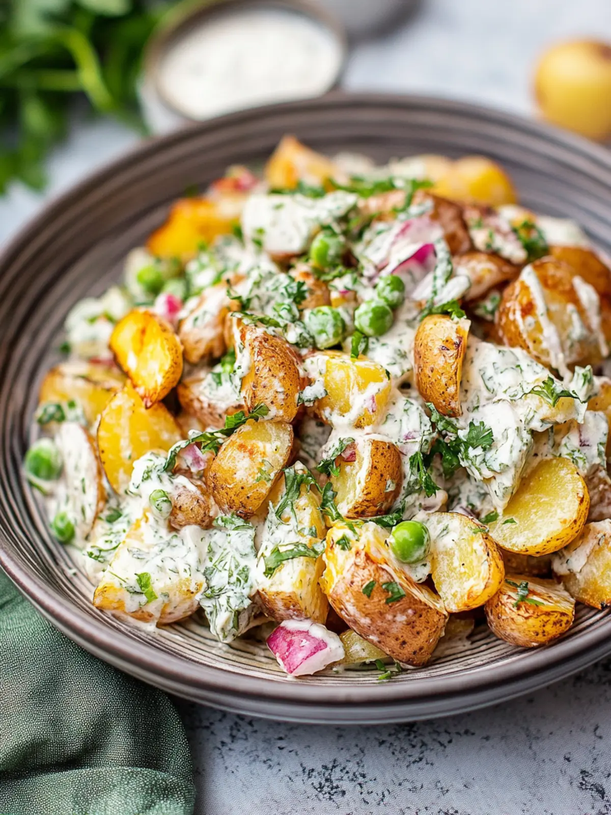 crispy potato salad
