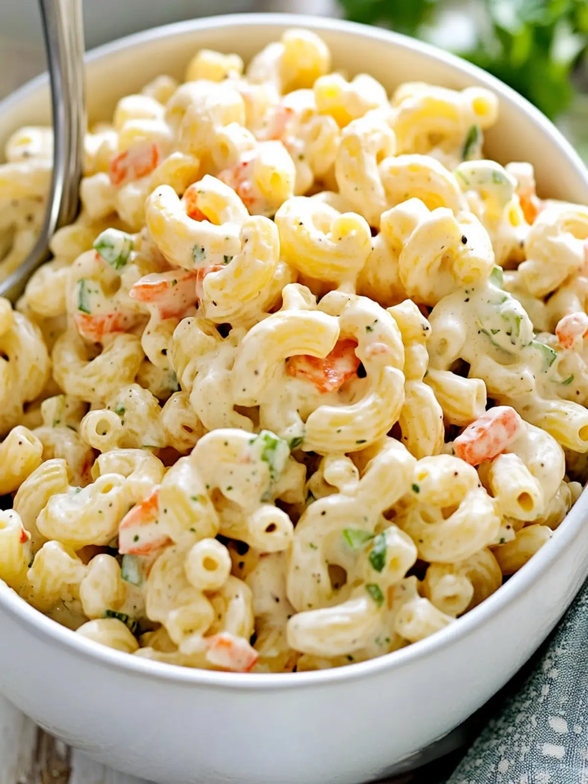 The Ultimate Creamy Macaroni Salad
