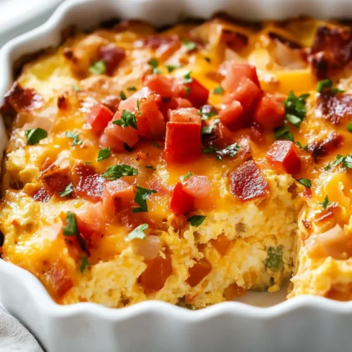 overnight egg casserole