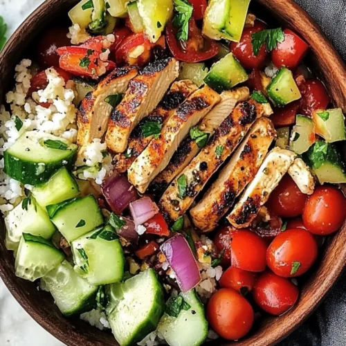 Greek Chicken Bowls