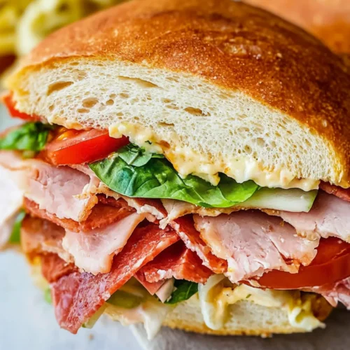 Viral Grinder Sandwich (Italian TikTok Sandwich)