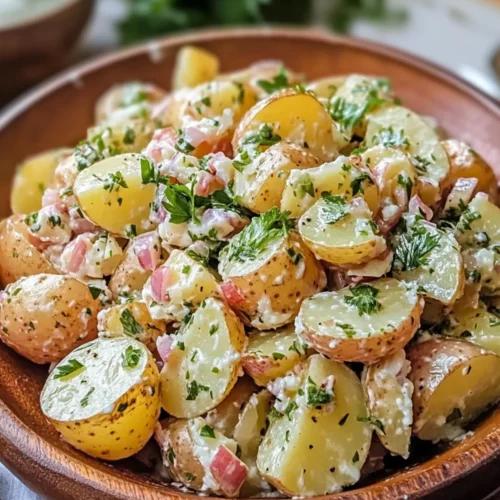 Classic French Potato Salad – No Mayo, Full Flavor Recipe