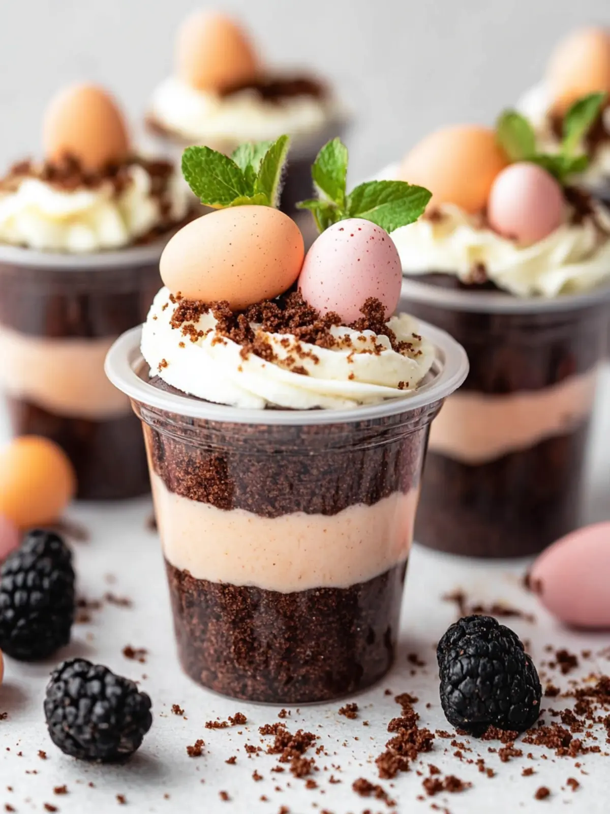 Easter Dirt Cups Recipe