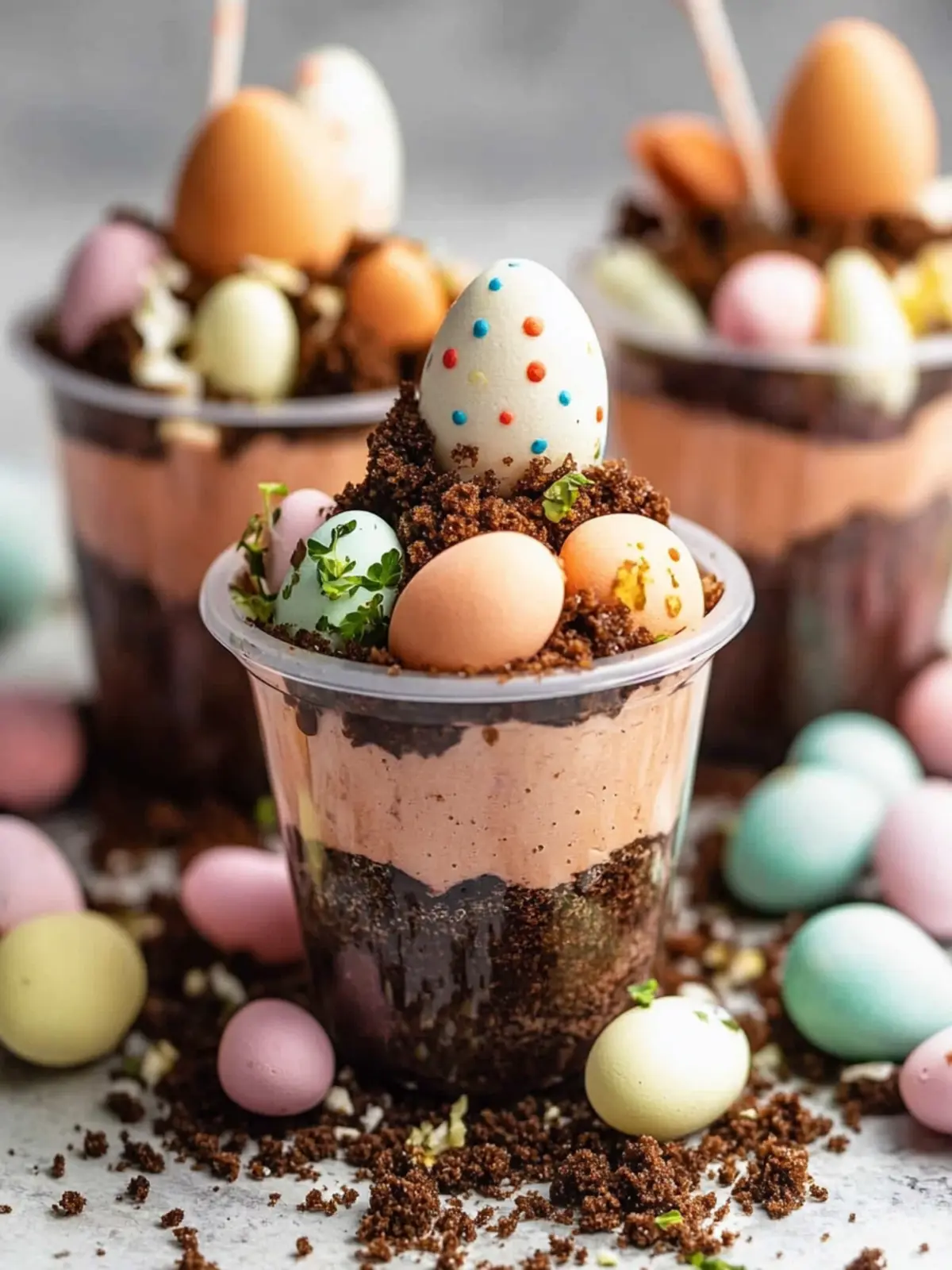 Easter Dirt Cups Recipe