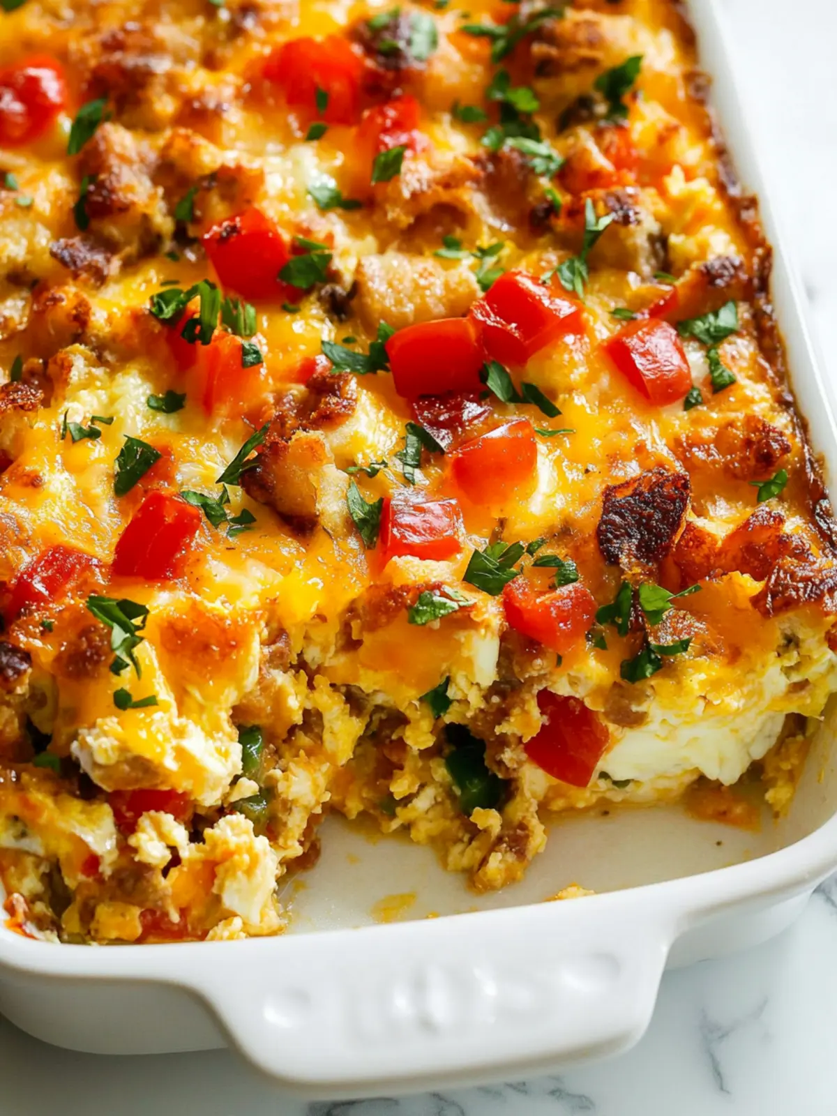 overnight egg casserole