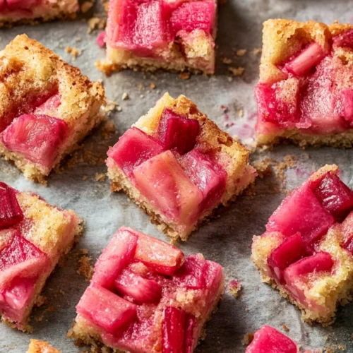 Rhubarb bars recipe