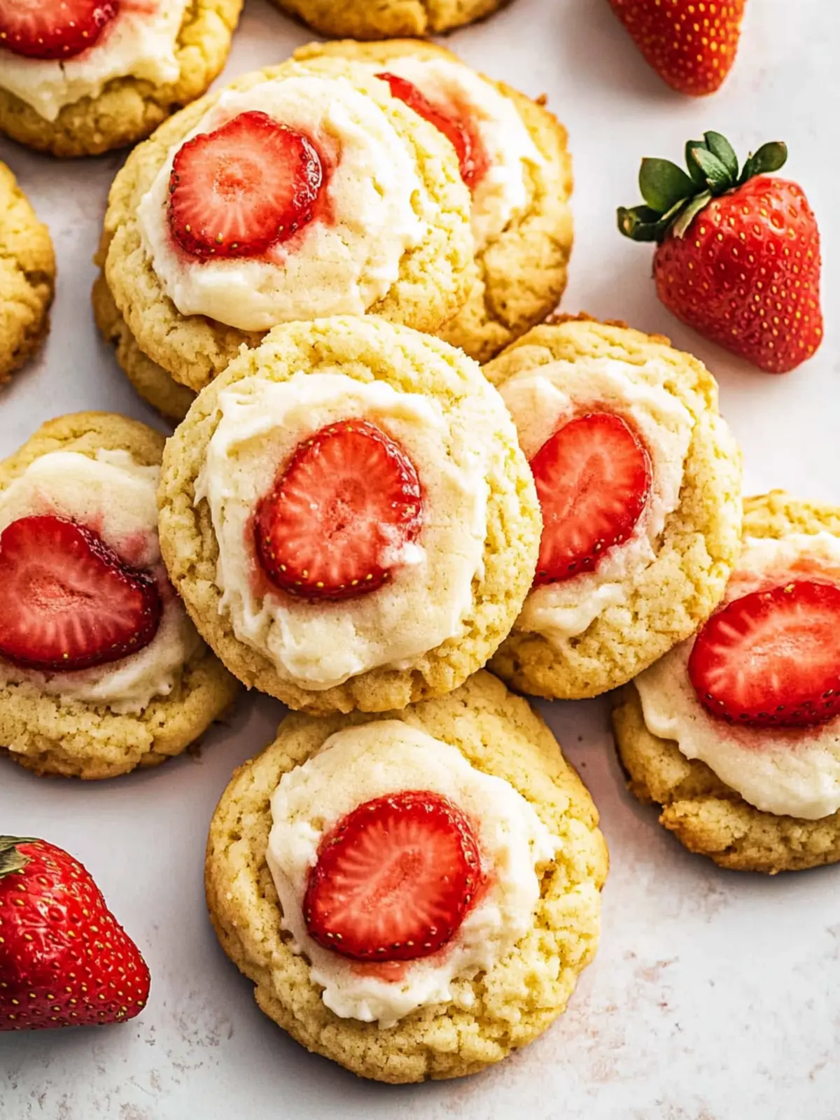 Strawberry Shortcake Cookies
