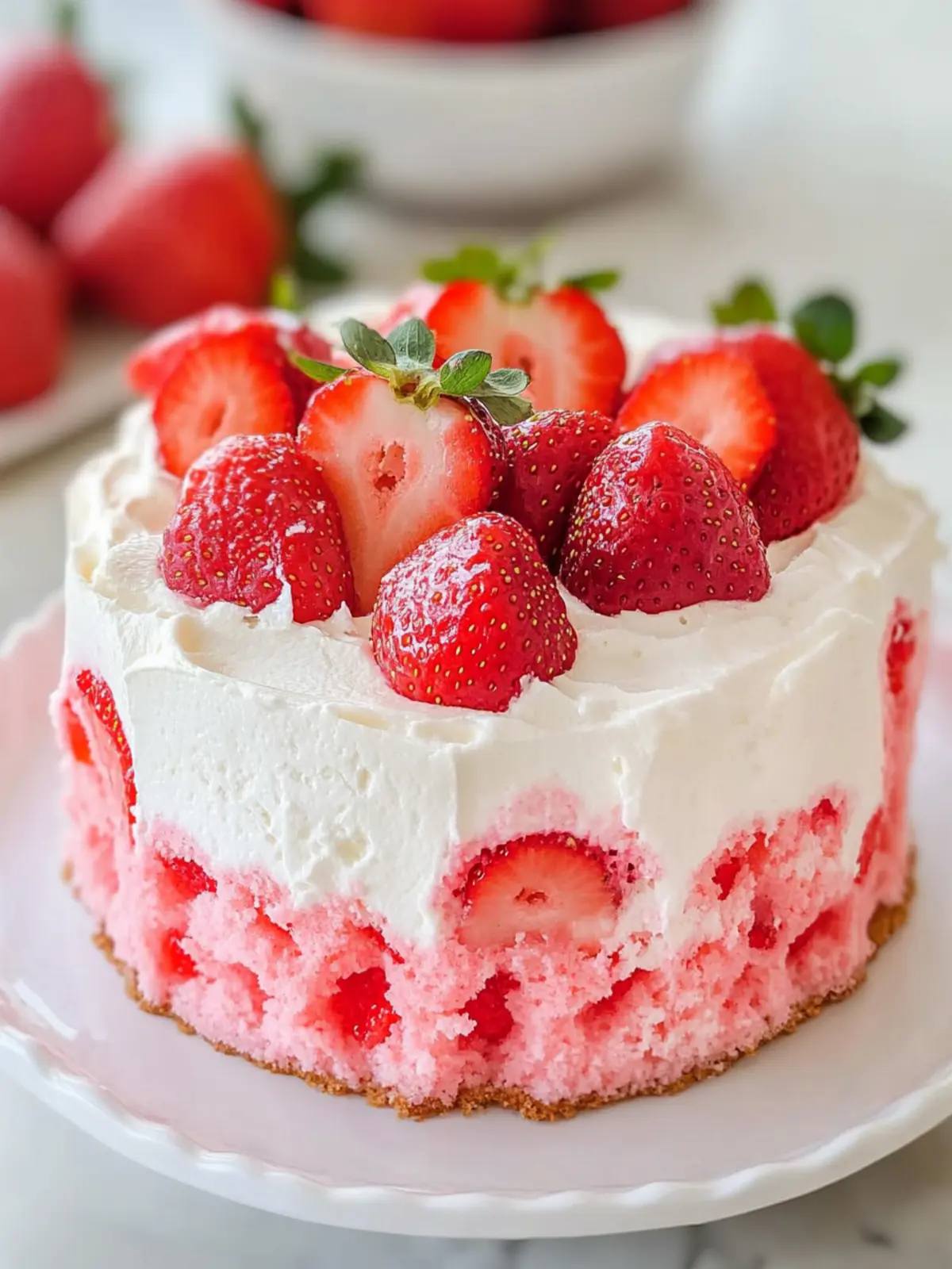 Strawberry Poke Cake