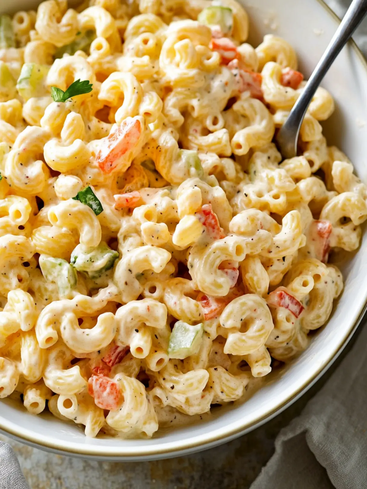 The Ultimate Creamy Macaroni Salad Everyone Will Love | Delicio Recipes ...