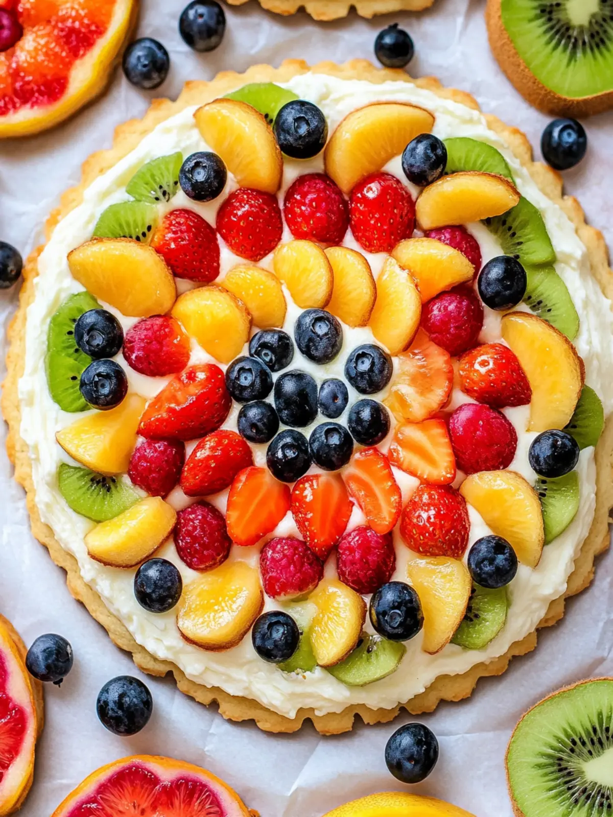 fruit pizza sugar cookie