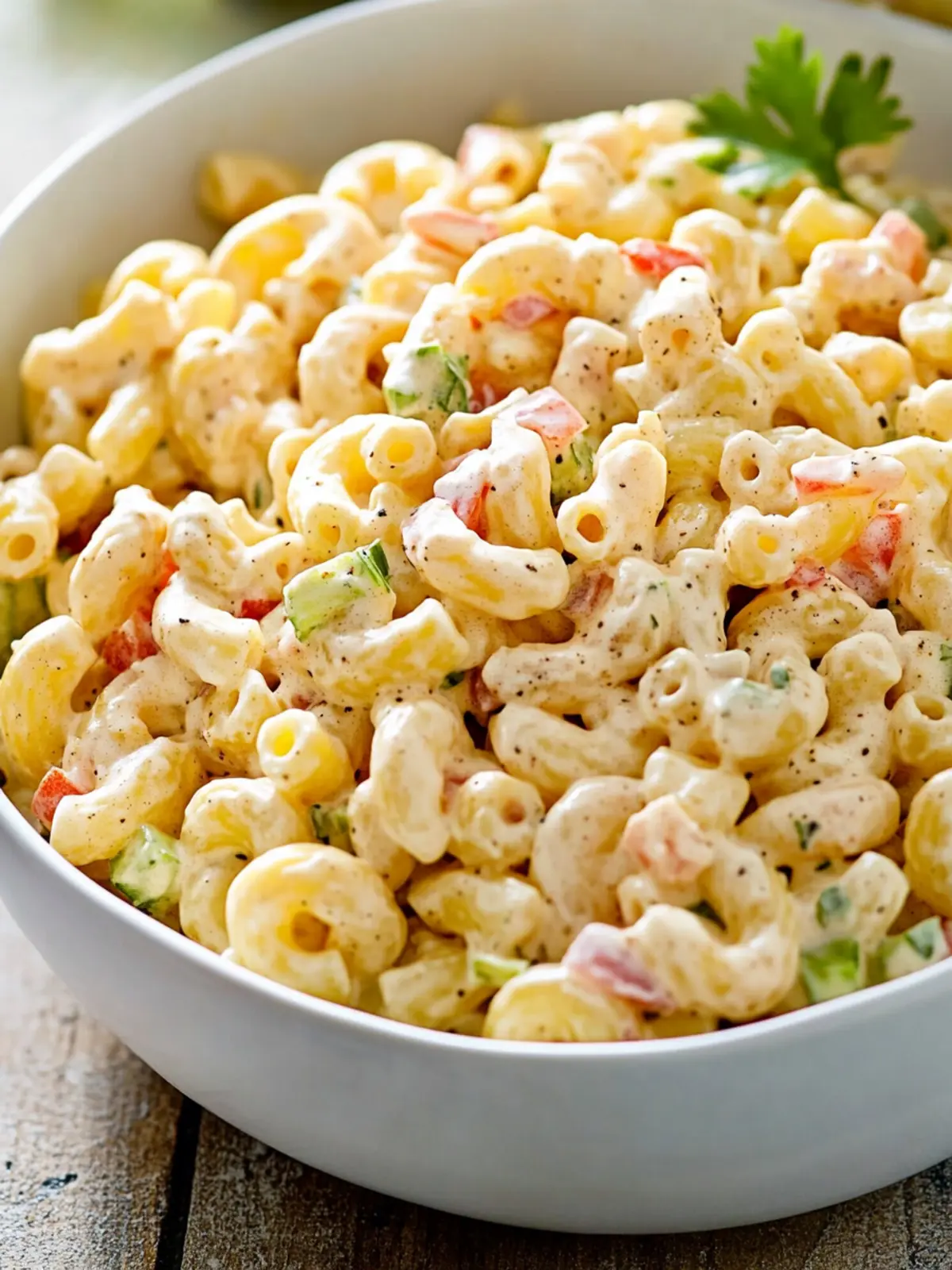 The Ultimate Creamy Macaroni Salad